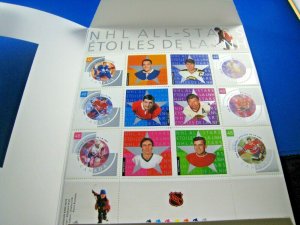 CANADA  -  SCOTT # 1471  NHL PRESENTATION PACK  -  LOT OF 2    MNH     (ss9)