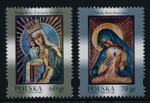 Poland 3444-5 MNH Virgin Mary, Patron Saint of Soldiers