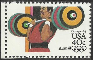 # C108 MINT NEVER HINGED ( MNH ) WEIGHT LIFTING
