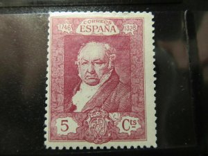 Spain Spain España Spain 1930 Goya 5c fine MH* stamp A4P14F425-