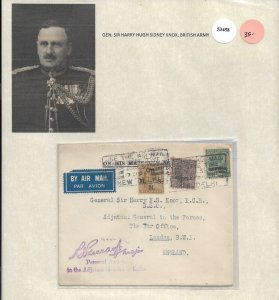 1930 India O.M.H.S. to Gen Sir Harry Knox, British Army (53458)