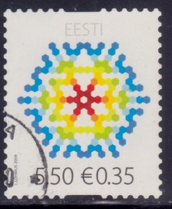 Estonia, 2009, Christmas Stamp #649, used++