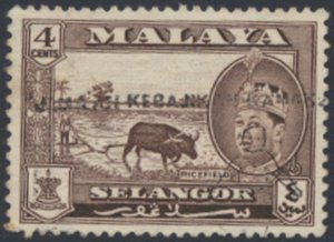 Selangor Malaya  SC#  116   Used   see details & scans