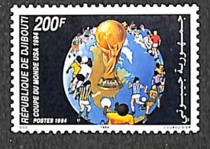 Djibouti 1994, World Cup Football 1v, MNH