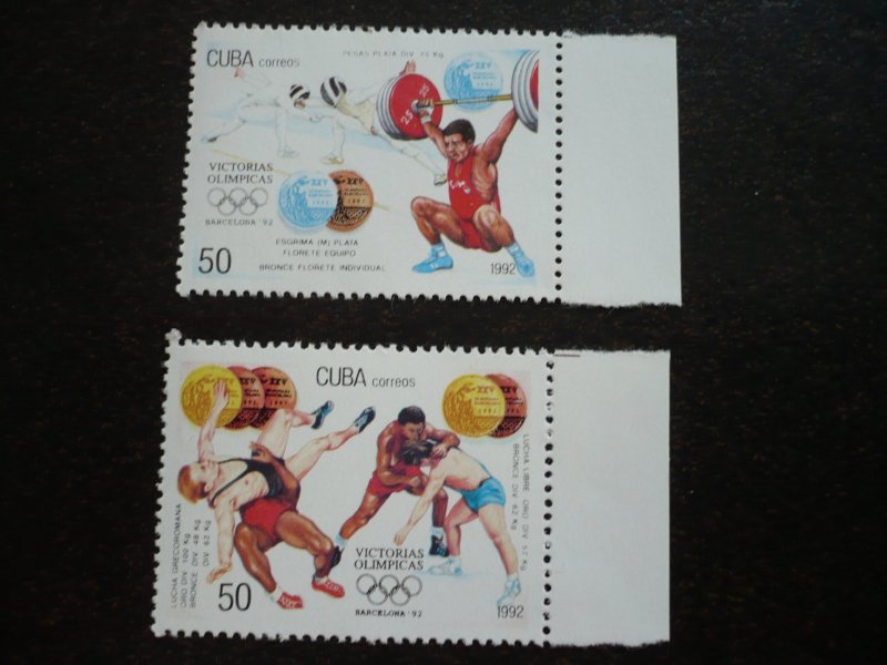 Stamps - Cuba - Scott# 3448-3456 - MNH set of 9 stamps