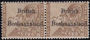 Bechuanaland 1893-1895 SC 39b MLH No Dots over both i in British