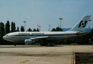 Airbus A-310 Nigeria Airways Paris C D G Aviation Postcard 13749