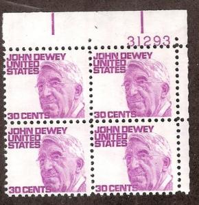 US #1291 PLATE BLOCK OF FOUR NEVER HINGED