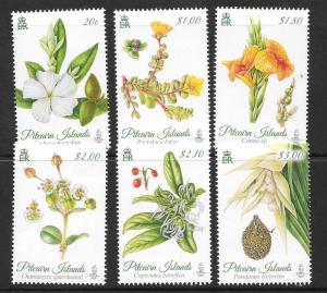 PITCAIRN ISLANDS SG904/9 2014 BOTANICA  MNH