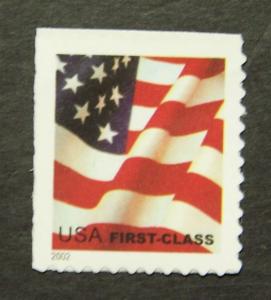 3624 MNH (37c) Flag, 02, bklt single - (3887b)