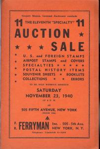 Ferryman: Sale # 11  -  U.S. & Foreign Stamps, Airpost St...