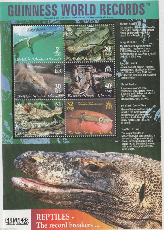 2002 REPTILES  set complete including M/S