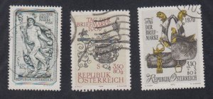 Austria - 1968-70 - SC B324-26 - Used