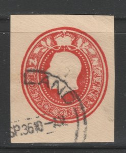 NEW ZEALAND Postal Stationery Cut Out A17P24F22127-