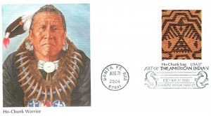 US FIRST DAY COVERS AMERICAN INDIAN ART SERIES SET OF 10 DIFFERENT CACHETS 2004