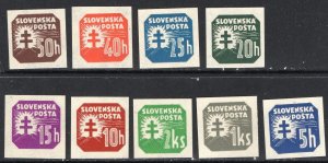 Thematic stamps SLOVAKIA 1940 NEWSPAPER n65/73 mint