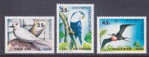 French Polynesia 337-39 MNH 1980 Various Birds Full 3 Stamp Set VF