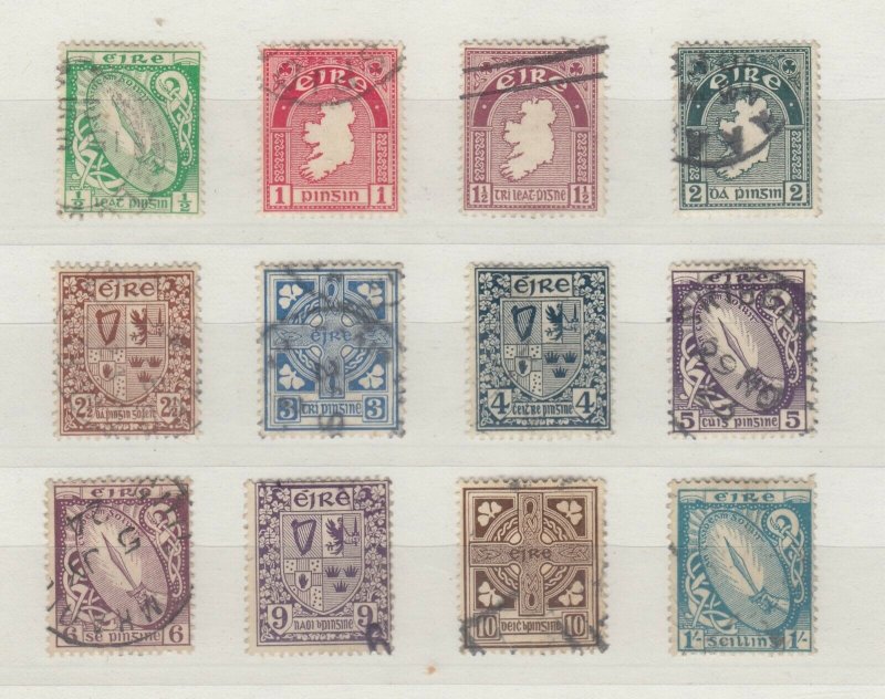 Ireland 1922 Set To 1/- VFU J9003