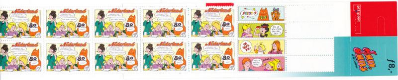 Netherlands 1015a Complete Booklet MNH Comic Strips