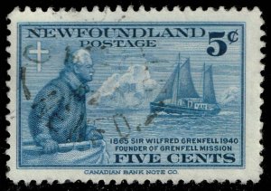 Newfoundland #252 Sir Wilfred Grenfell; Used