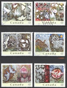 Canada Sc# 2002a-2002f Used Set/6 (f) 2003 48c Jean Paul Riopelle