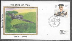 Just Fun Cover Great Britain #1157 Colorano FDC Royal AF Commanders (my2788)