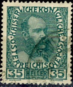Austria; 1908: Sc. # 120: O/Used Single Stamp