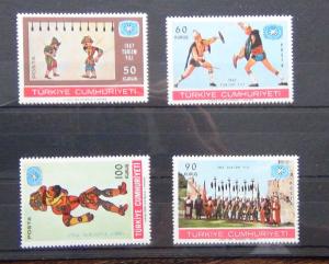 Turkey 1967 International Tourist Year set MNH