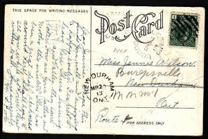 Canada-cover #10499 - 1c Admiral on p/c-Wellington Cnty-Gordonville,Ont single