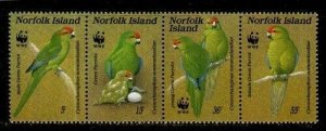 Norfolk Island Scott 421 Mint NH (strip folded) [TG853]