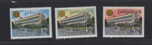 Philippines #1016-18 (1969 Rizal Collage set)  VFMNH CV  $1.65