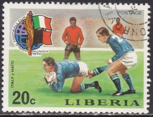 Liberia 681 World Cup Soccer 1974