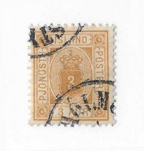 Iceland Sc #010 3aur used VF