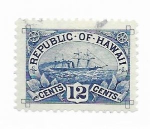 Hawaii #78 Used - CAT VALUE $20.00