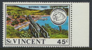 St Vincent  SG 325 SC# 319 MNH National Trust  1971 see scans              