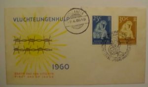 NETHERLANDS NEW GUNEE 1960 FDC