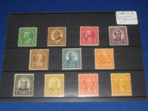 US#632//642 Regular Rotary Press Set Previously Hinged