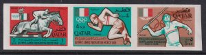 Qatar 103 Summer Olympics Imperfs MNH VF