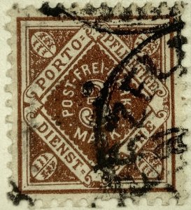 AlexStamps WURTTEMBERG #O32 VF Used 