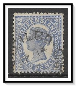 Queensland #114 Queen Victoria Used