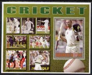 Liberia 2006 Cricket perf m/sheet unmounted mint