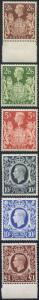 KGVI 1939 High Value Set SG476-478b U/M