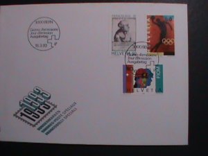 ​SWITZERLAND-1993 SC#928-30 OPENING OF OLYMPIC MUSEUM-LAUSANNE MNH FDC VF