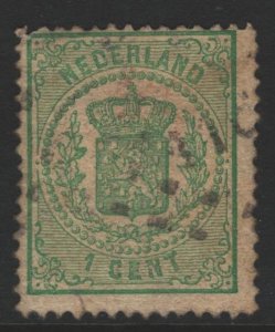 Netherlands Sc#19 Used