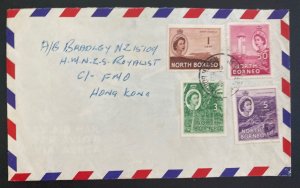 1958 Jesselton North Borneo Airmail Cover To Hong Kong