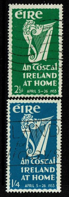 Ireland SC# 147 and 148, Used, 147 small corner crease - Lot 070217