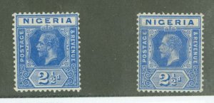 Nigeria #4/4a Unused Single