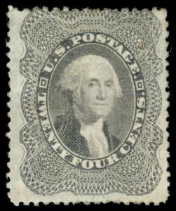 MOMEN: US STAMPS #37 MINT OG H 