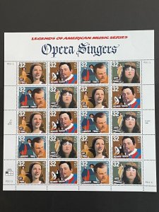 1997 American Music Series sheet Opera Singers Sc# 3154-3157