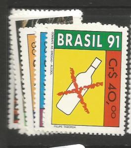 Brazil 1991 SC 2309-13 MNH (5cvv) 